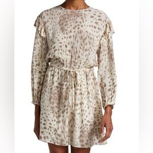 RAILS Ora Animal Print Mini Dress Size XS
